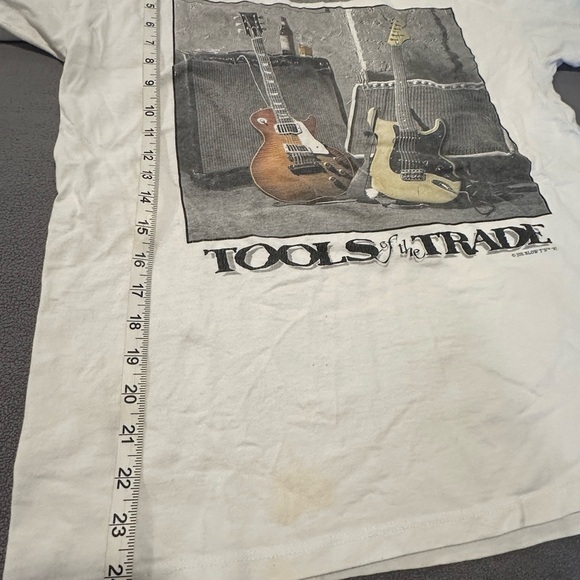 VTG 1997 Tools of the Trade Graphic Guitar T Shirt White. Heavy Weight. Medium. - Picture 3 of 10